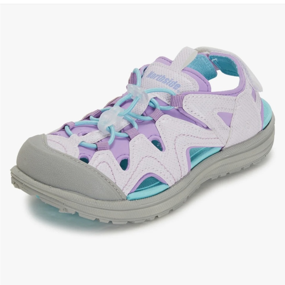 Bayview Sport Sandal. Grey and aqua. Size 2. Never worn.